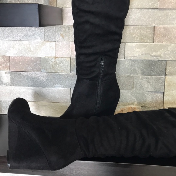 Chinese Laundry Over the Knee Wedge Boot - Picture 11 of 13